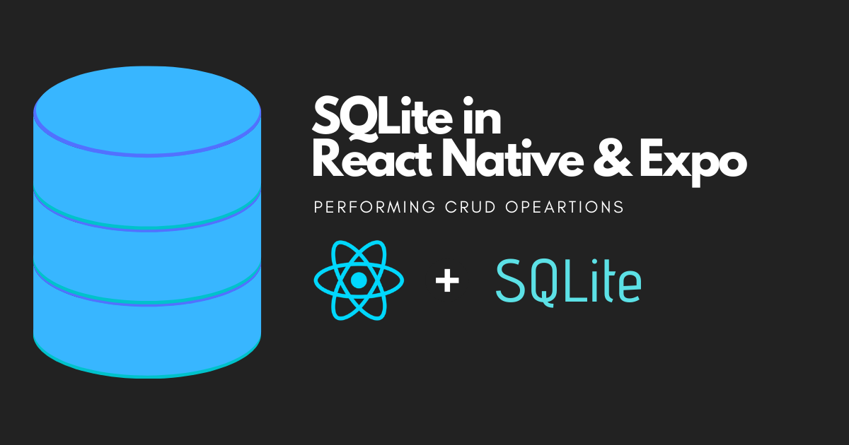 react native sqlite expo